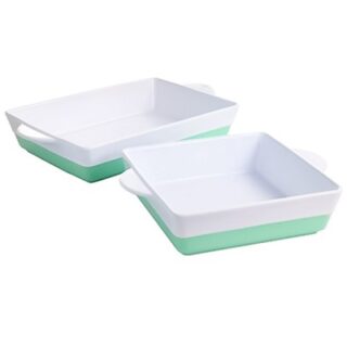 SET DE HORNEADORES DE CERAMICA 2 PC MARTHA STEWART