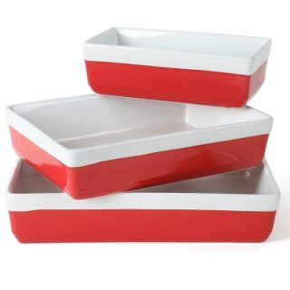 JUEGO DE 3 PC DE BANDEJAS -GIBSON-