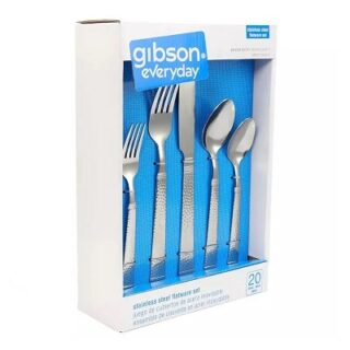 JUEGO DE CUBIERTOS DE 20 PC -GIBSON HOME-