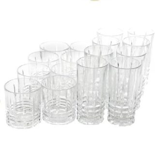 JUEGO DE VASOS 8 PC 12.2 OZ Y 8 PC 11.5 OZ -GIBSON HOME-