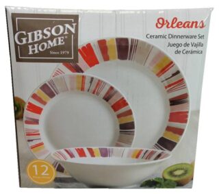 JUEGO DE VAJILLA DE CERAMICA GIBSON