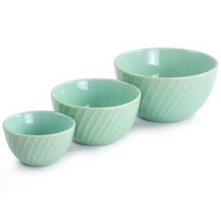 JUEGO DE CUENCOS DE CERAMICA 3 PC -MARTHA STEWART-
