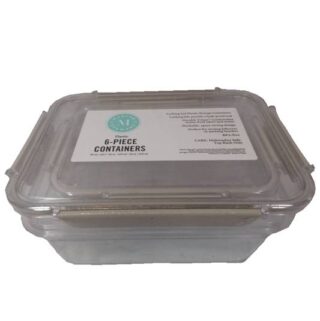 JUEGO DE RECIPIENTES PARA COMIDA 6 PZ MARTHA STEWART