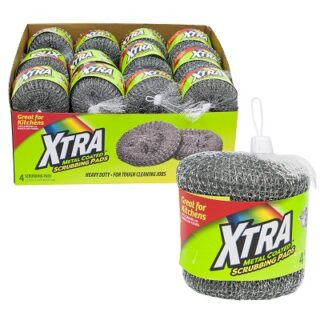 ESTRPAJO DE ACERO 4 PC