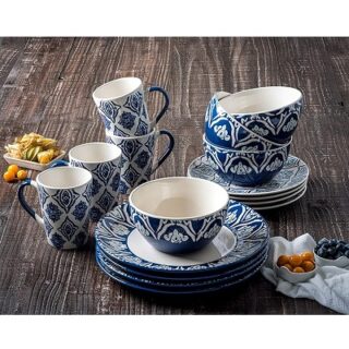 VAJILLA CERAMICA 16 PC AMERICAN ATELIER