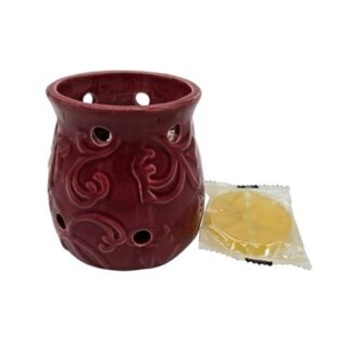 LUZ DE NOCHE CON DISEÑO SILUETA BOTANICA 8 CM