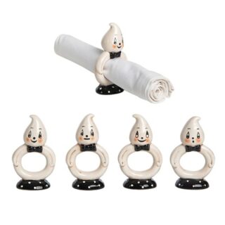 SERVILLETERO FANTASMA DE CERAMICA 11 CM