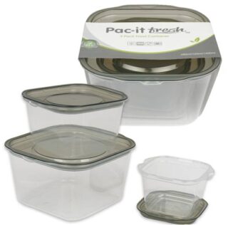 CONTENEDOR PLASTICO 3 PC PAC IT FRESH