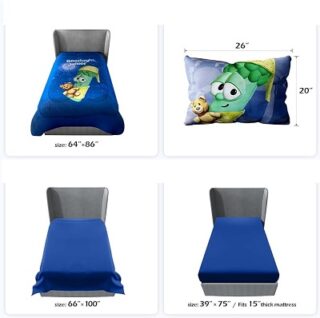 JUEGO DE CAMA IMPERIAL PARA NIÑOS 4 PC