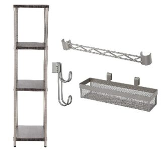 ESTANTERIA ESTRECHA DE 3 NIVELES 150 CM CON ACCESORIOS