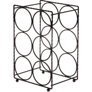 ESTANTE PARA VINO PARA 6 BOTELLAS 31X21 CM HOME ZONE