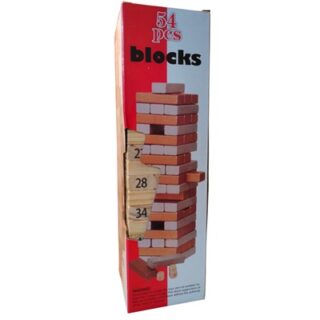 JUEGO DE JENGA DE MADERA 54 PC