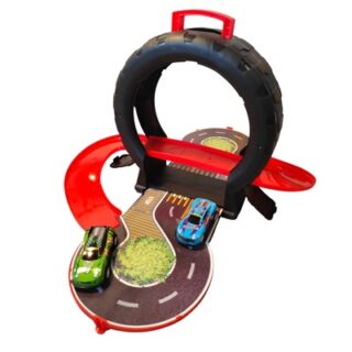 PISTA DE ESTACIONAMIENTO CON DOS CARROS 36 CM