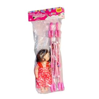 MUÑECA CON CARRUAJE 46 CM