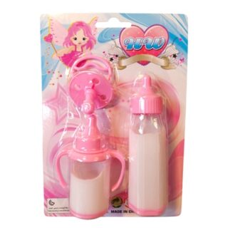 JUEGO DE BIBERON PARA NIÑA 3 PC