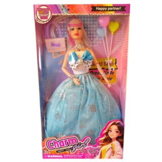 MUÑECA DE MODA CON ACCESORIOS 3 PC