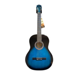 Guitarra Clásica GS851-BAG de 39" Azul con Negro - Con Funda