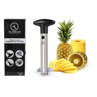 HERRAMIENTA PARA DESCORAZONAR Y REBANAR PIÑA