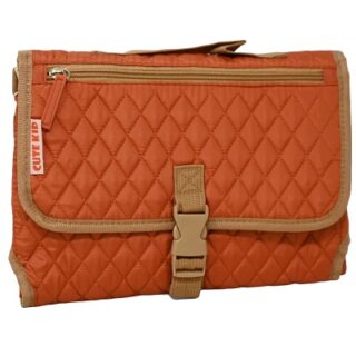 CAMBIADOR PORTATIL PARA BEBE COLOR NARANJA 30 CM