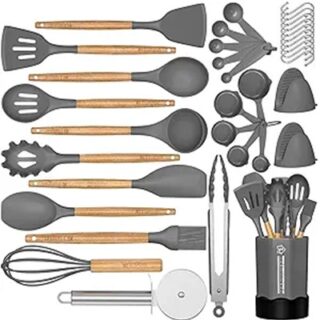 JUEGO DE UTENSILIOS DE COCINA BRODARK DE 34 PC