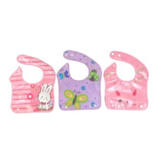 JUEGO DE BABEROS BABY BIBS 3 PC