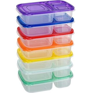 RECIPIENTE DE PLASTICO VARIOS COLORES 22 X 15 CM