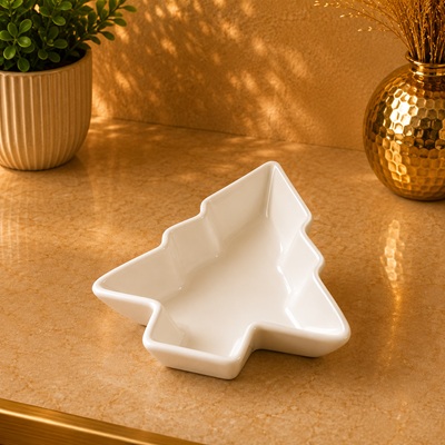 Tazón de Cerámica Blanca de 11 cm