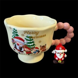 Taza Navideña de Cerámica de 12 cm