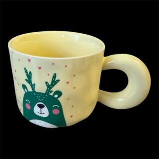 Taza Navideña de Cerámica de 12 cm