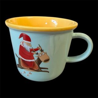 Taza Navideña de Cerámica de 12 cm
