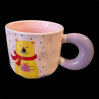 Taza Navideña de Cerámica de 12 cm