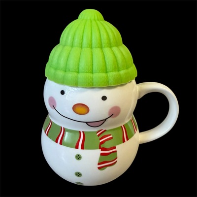Taza Navideña de Cerámica de 12 cm