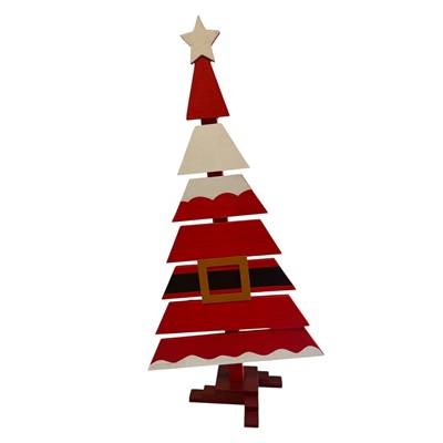 Árbol de Navidad Decorativo de Madera 75 cm