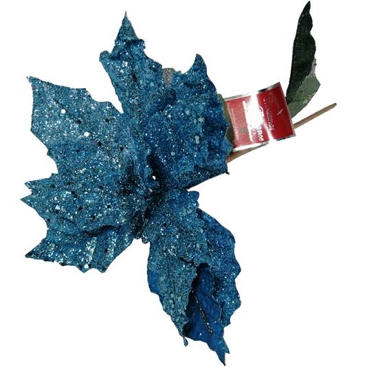 Flor Decorativa Navideña 65 cm